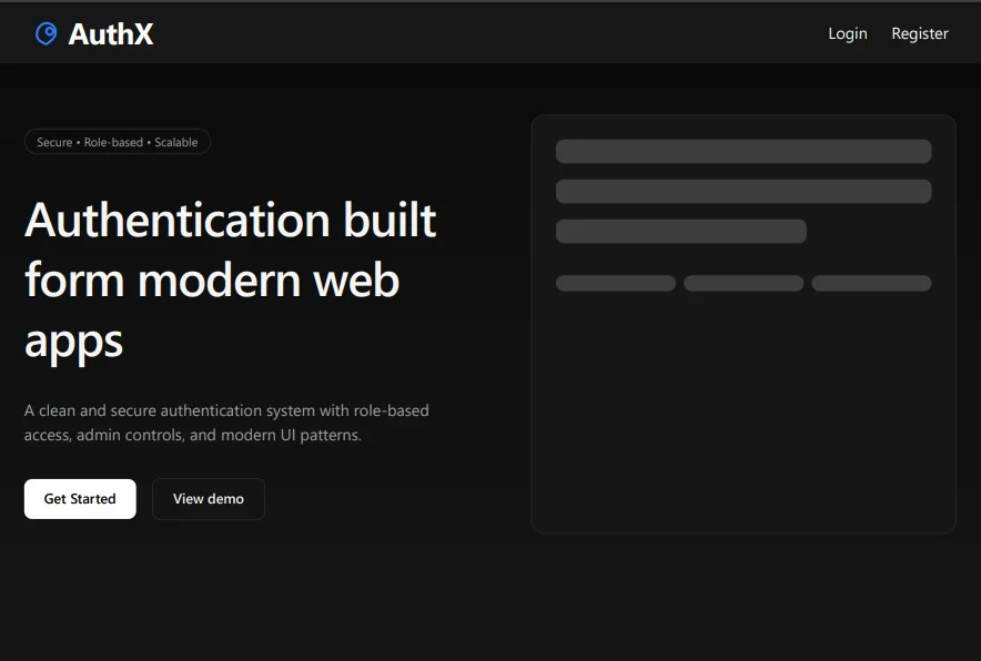 Web Authentication System